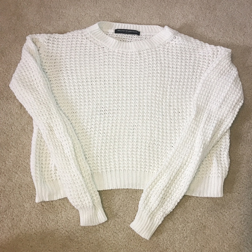RARE brandy melville cropped sweater